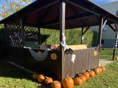 Dýňování na zahradě MŠ