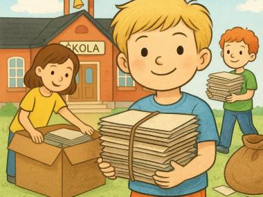 Vyhlášení výsledků za sběr starého papíru