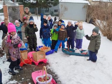 Novoroční dárek pro zvířátka