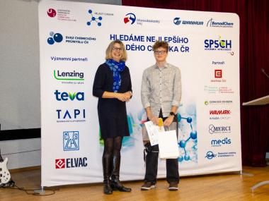Úspěch našeho žáka v soutěži Mladý chemik