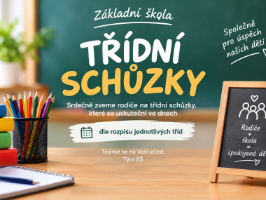 Třídní schůzky - podzim 2026