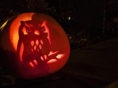 Veselé dýně a lampionový průvod